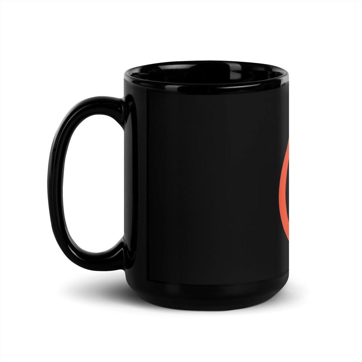 PyTorch Icon Black Glossy Mug - 15 oz - AI Store