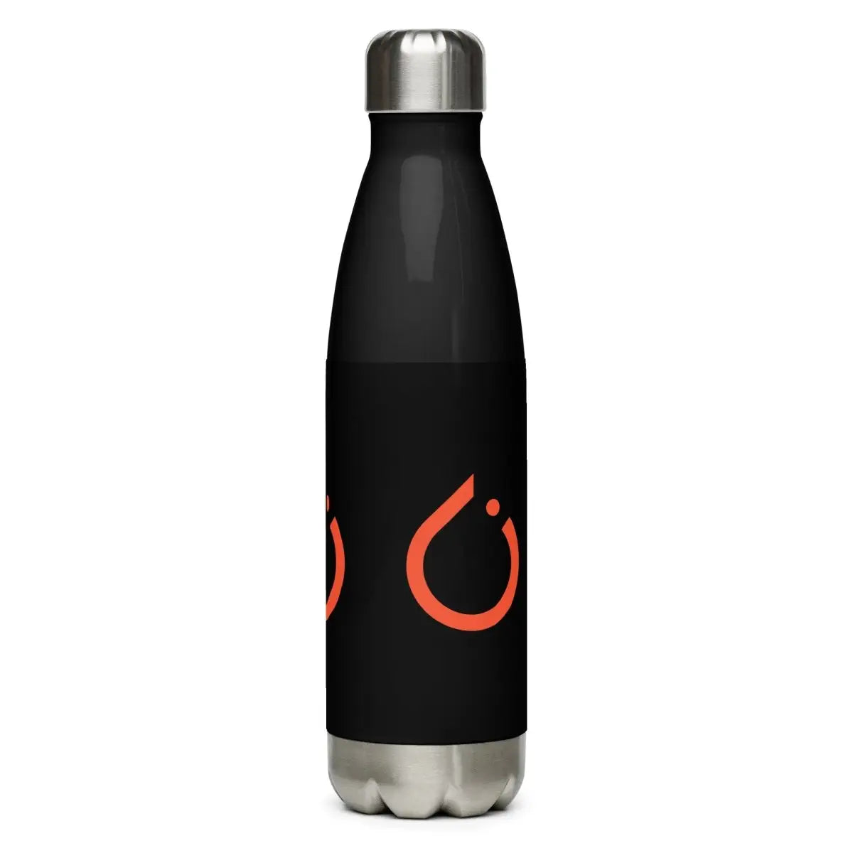 PyTorch Icon Black Stainless Steel Water Bottle