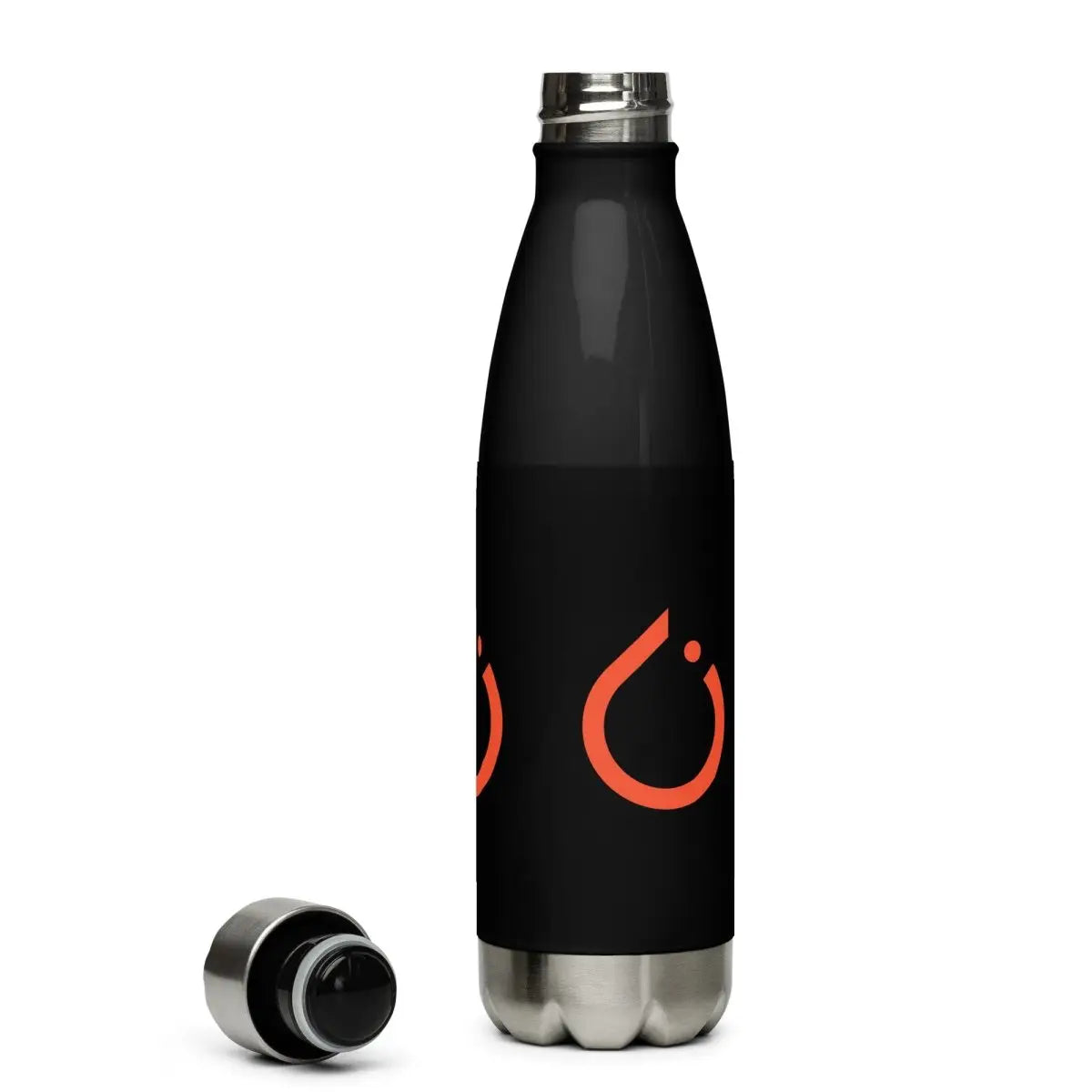 PyTorch Icon Black Stainless Steel Water Bottle