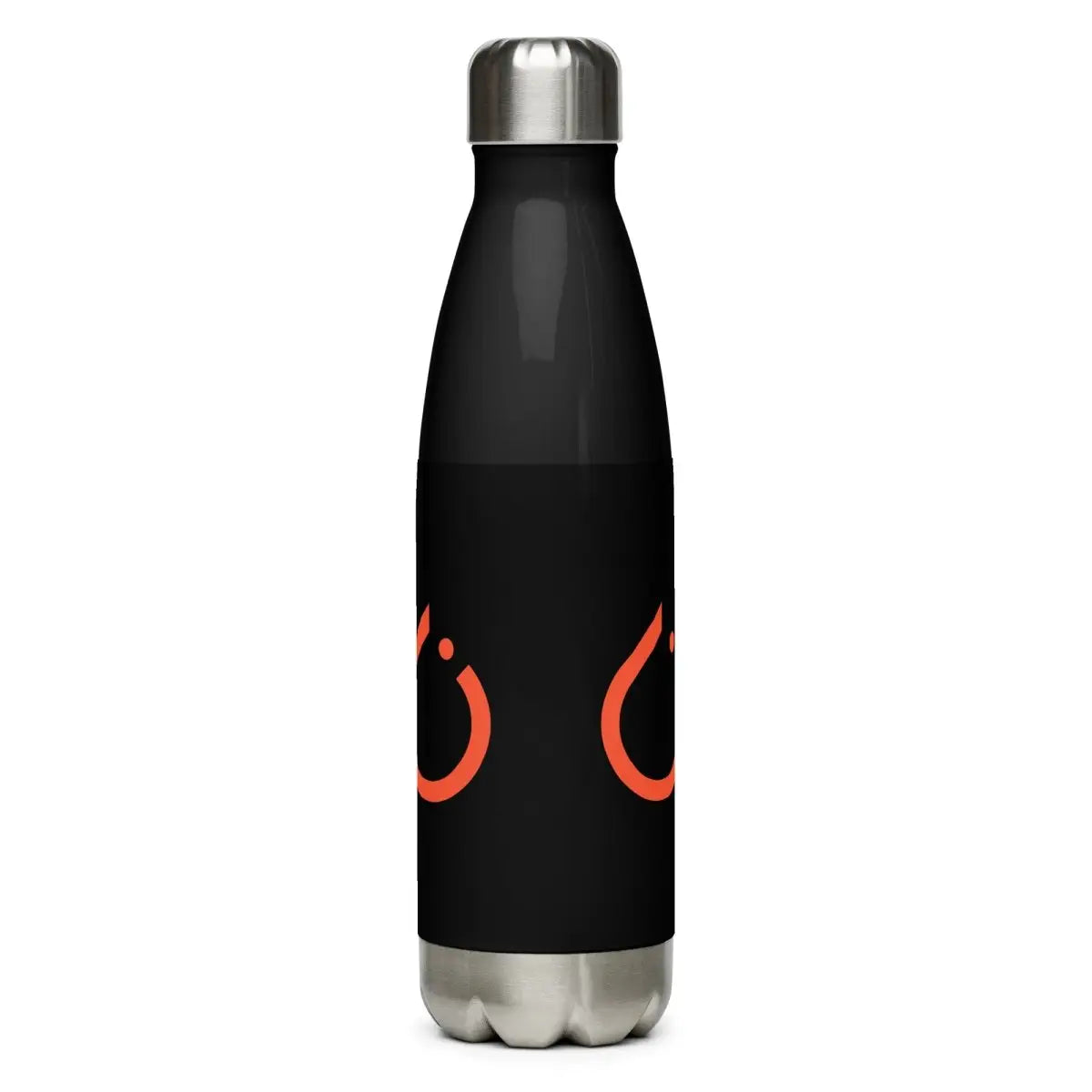 PyTorch Icon Black Stainless Steel Water Bottle