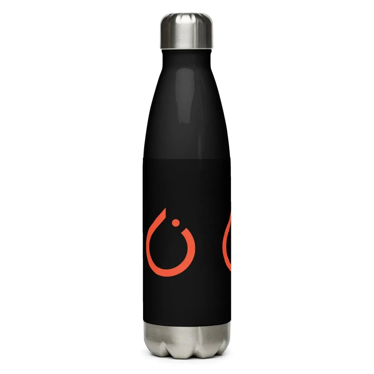 PyTorch Icon Black Stainless Steel Water Bottle