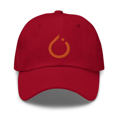 PyTorch Icon Embroidered Cap - Cranberry - AI Store