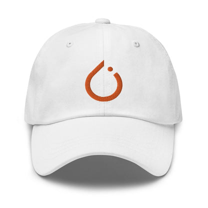 PyTorch Icon Embroidered Cap - White - AI Store