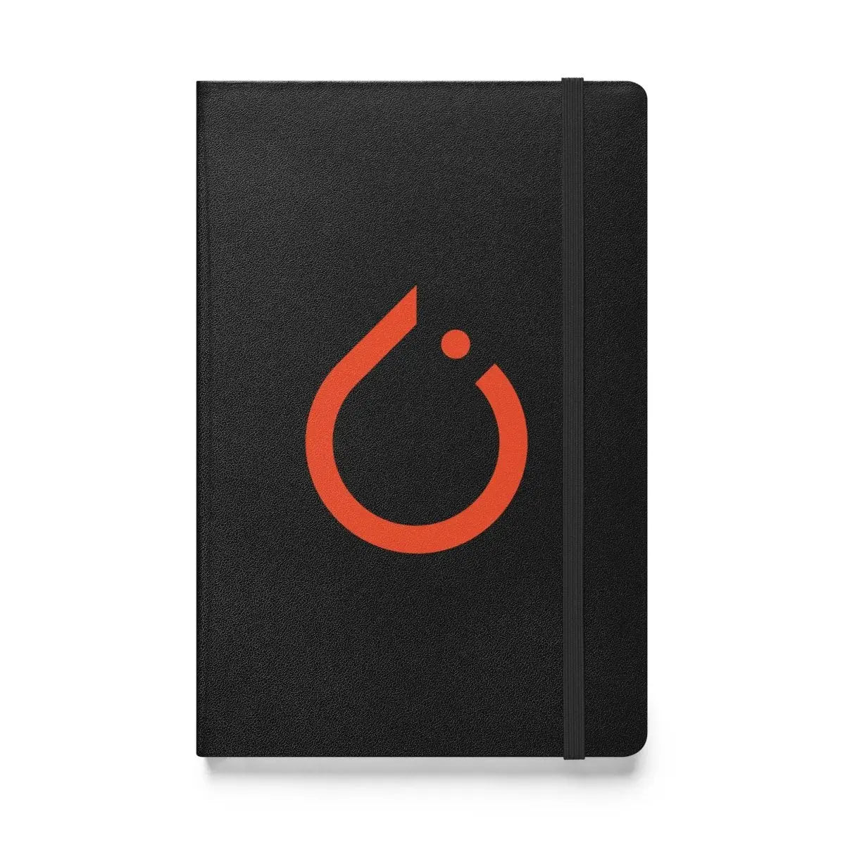 PyTorch Icon Hardcover Bound Notebook - Black