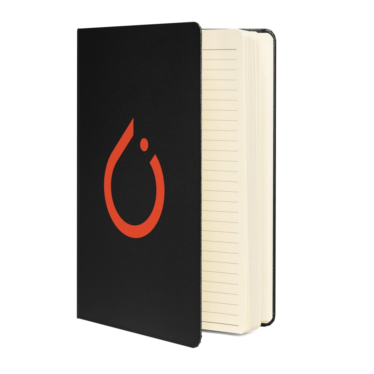 PyTorch Icon Hardcover Bound Notebook - Black - AI Store