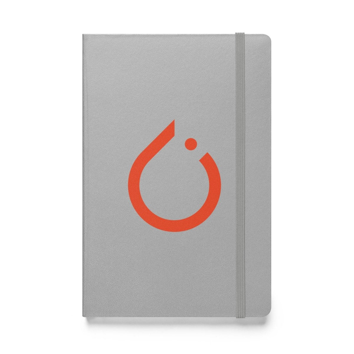 PyTorch Icon Hardcover Bound Notebook - Silver - AI Store