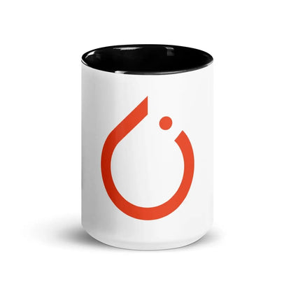 PyTorch Icon Mug with Color Inside - Black / 15 oz