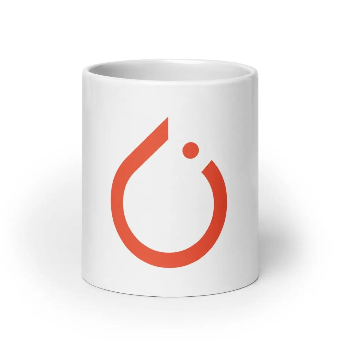 PyTorch Icon on White Glossy Mug - 20 oz