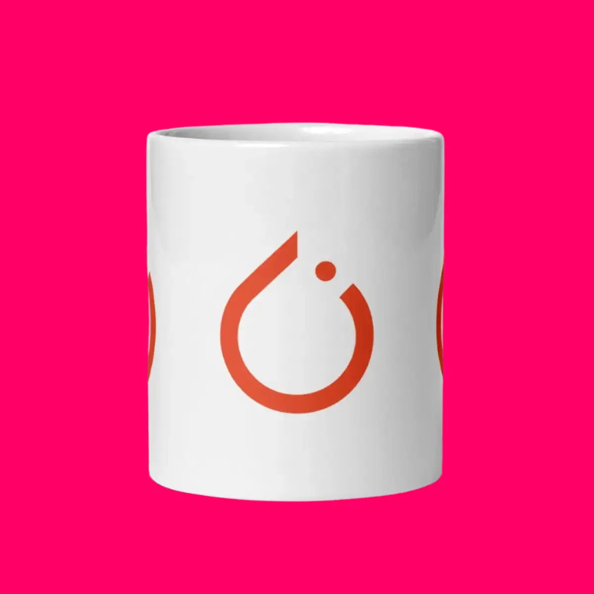 PyTorch Icons on White Glossy Mug