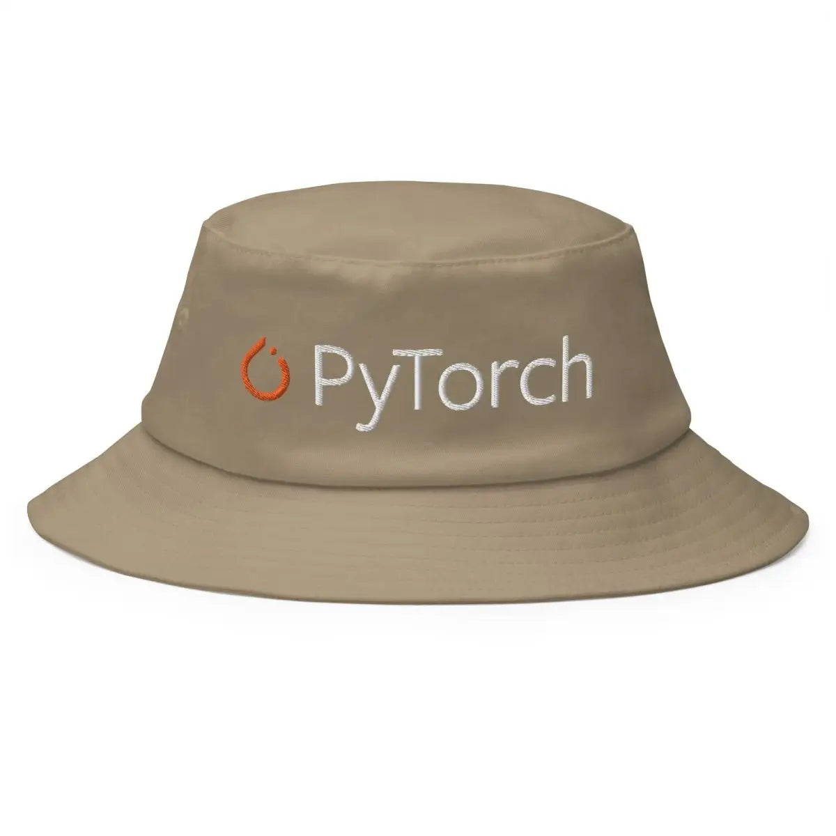 PyTorch Logo Embroidered Bucket Hat - Khaki