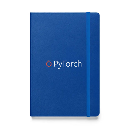 PyTorch Logo Hardcover Bound Notebook - Blue