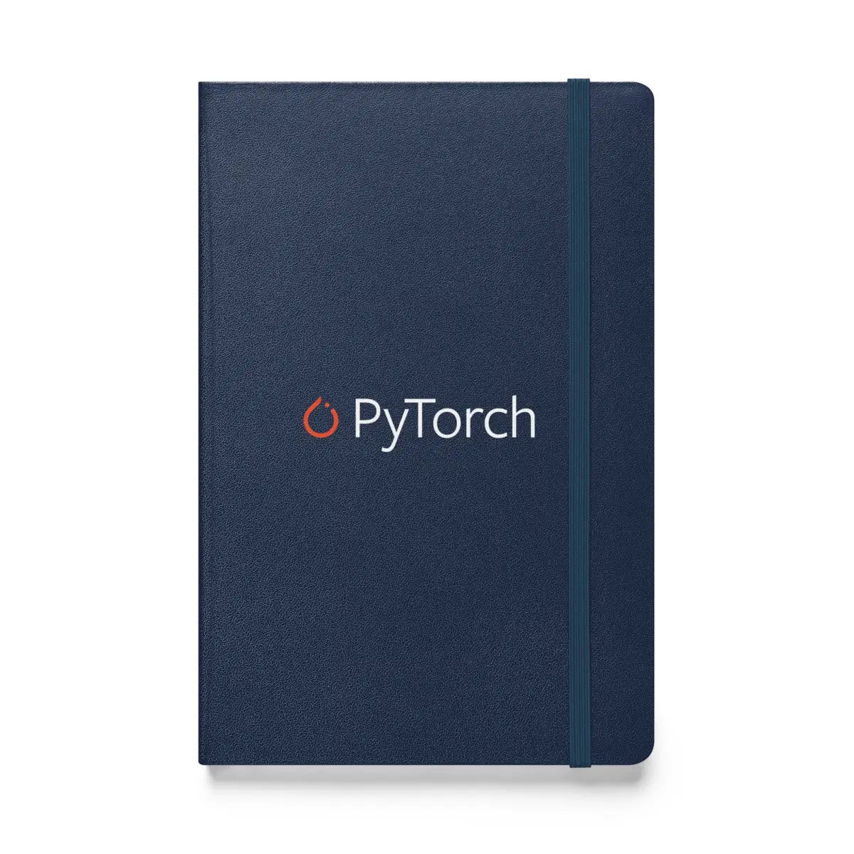 PyTorch Logo Hardcover Bound Notebook - Navy