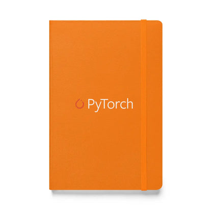 PyTorch Logo Hardcover Bound Notebook - Orange