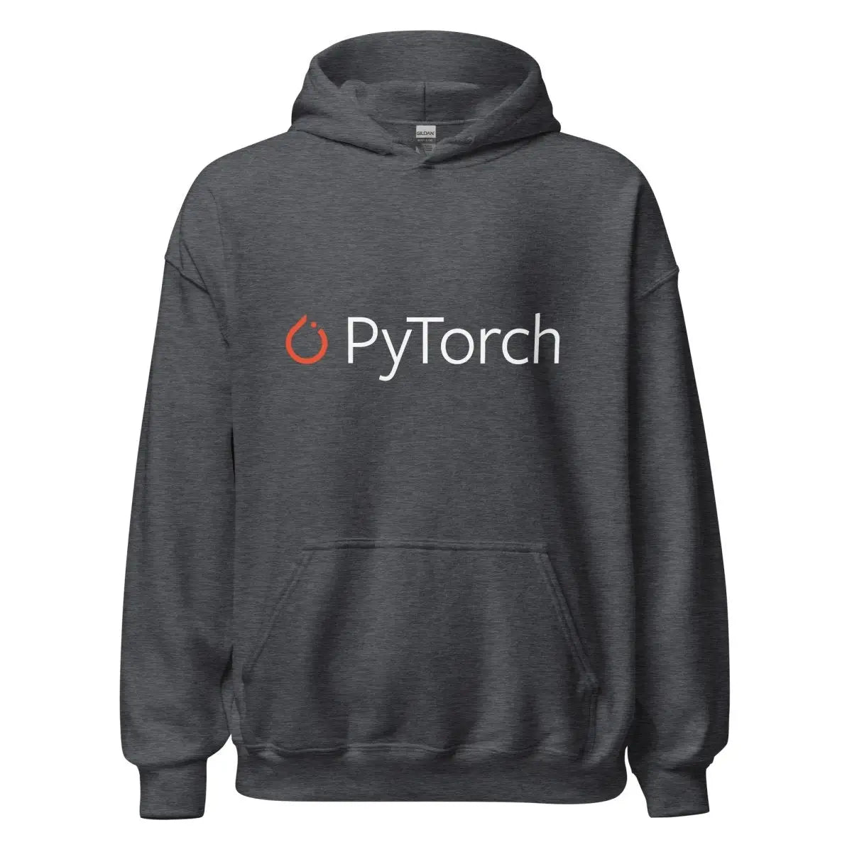 PyTorch Logo Hoodie (unisex) - Dark Heather / M