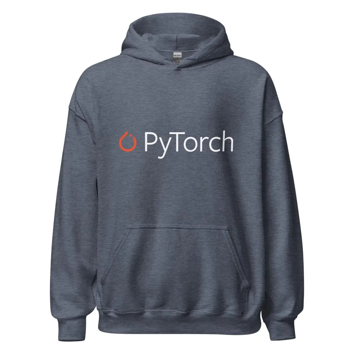 PyTorch Logo Hoodie (unisex) - Heather Sport Dark Navy / M