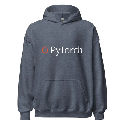 PyTorch Logo Hoodie (unisex) - Heather Sport Dark Navy / M