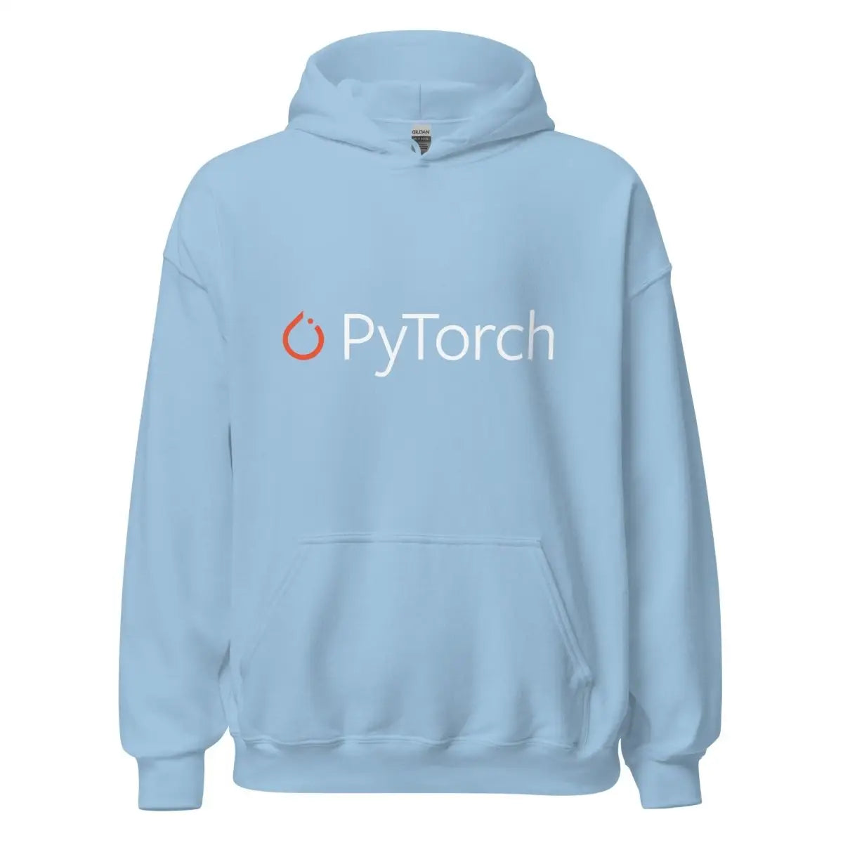 PyTorch Logo Hoodie (unisex) - Light Blue / M