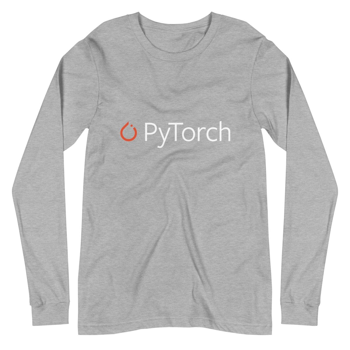 PyTorch Logo Long Sleeve T - Shirt (unisex) - Athletic Heather - AI Store