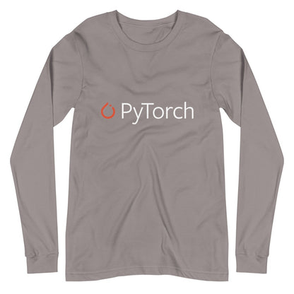 PyTorch Logo Long Sleeve T - Shirt (unisex) - Storm - AI Store