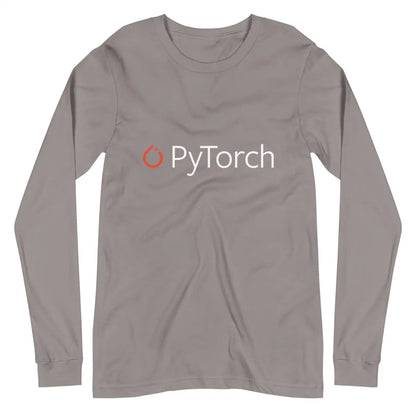 PyTorch Logo Long Sleeve T-Shirt (unisex) - Storm / M