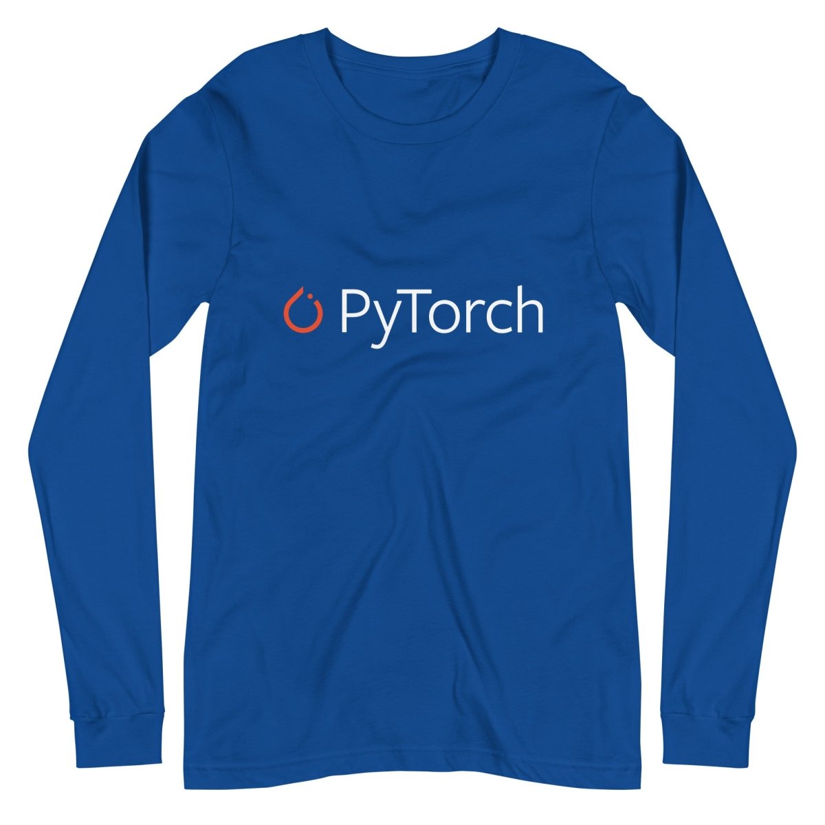 PyTorch Logo Long Sleeve T - Shirt (unisex) - True Royal - AI Store