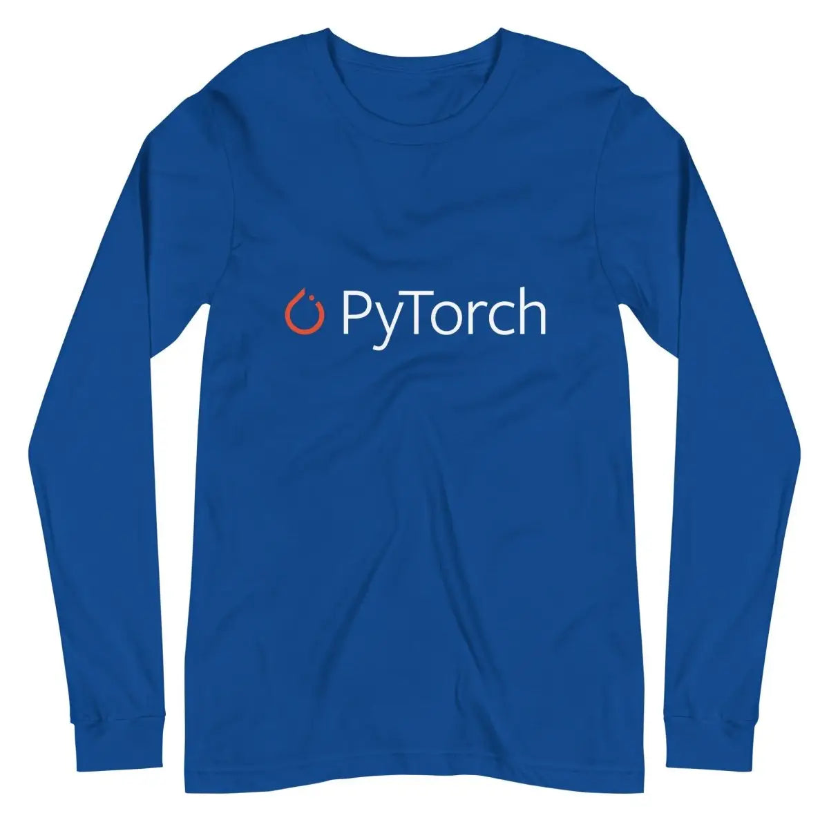 PyTorch Logo Long Sleeve T-Shirt (unisex) - True Royal / M