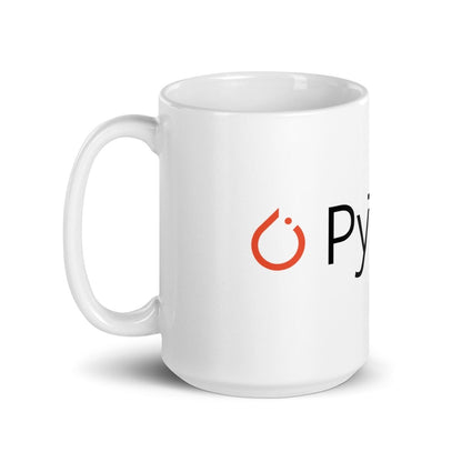 PyTorch Logo on White Glossy Mug - 15 oz - AI Store