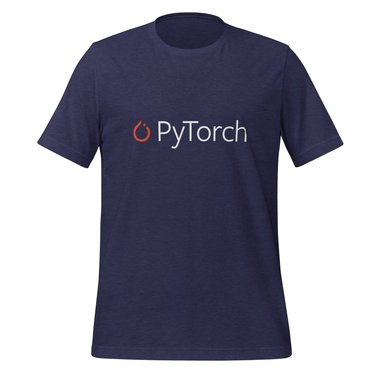 PyTorch Logo T - Shirt (unisex) - Heather Midnight Navy - AI Store