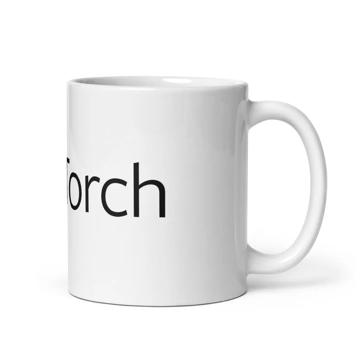 PyTorch Logo White Glossy Mug