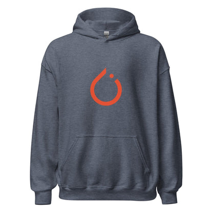 PyTorch Small Icon Hoodie (unisex) - Heather Sport Dark Navy - AI Store