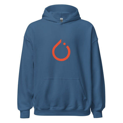 PyTorch Small Icon Hoodie (unisex) - Indigo Blue - AI Store