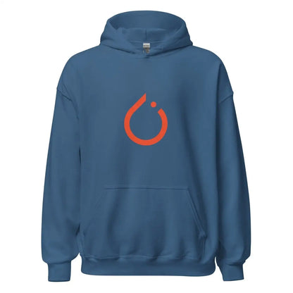 PyTorch Small Icon Hoodie (unisex) - Indigo Blue / M