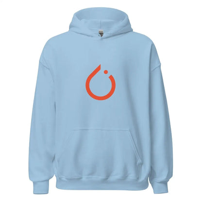 PyTorch Small Icon Hoodie (unisex) - Light Blue / M