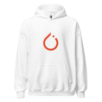 PyTorch Small Icon Hoodie (unisex) - White - AI Store