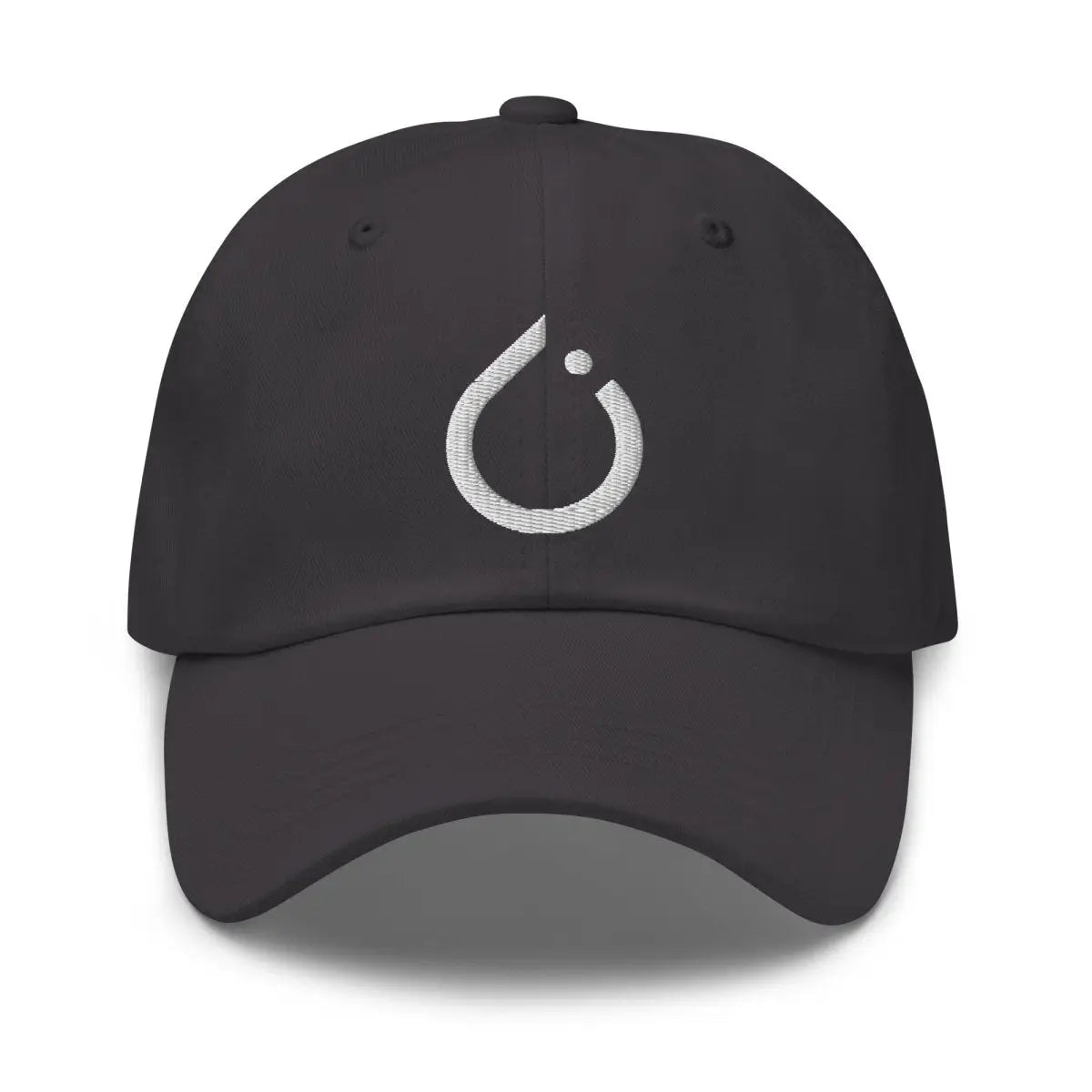 PyTorch White Icon Cap - Dark Grey