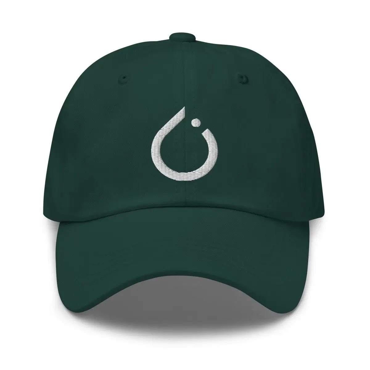 PyTorch White Icon Cap - Spruce