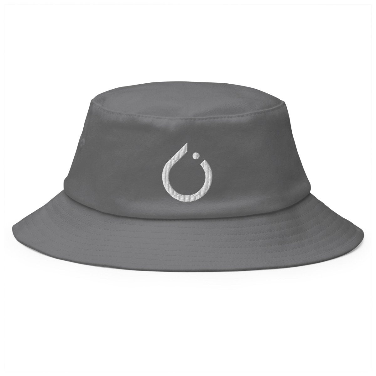 PyTorch White Icon Embroidered Bucket Hat - Grey - AI Store