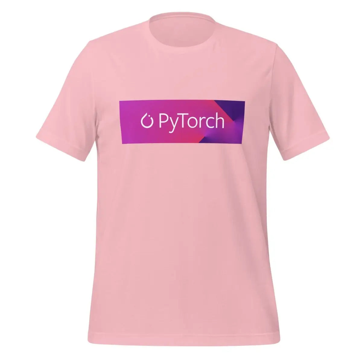 PyTorch White Logo Box T-Shirt (unisex)