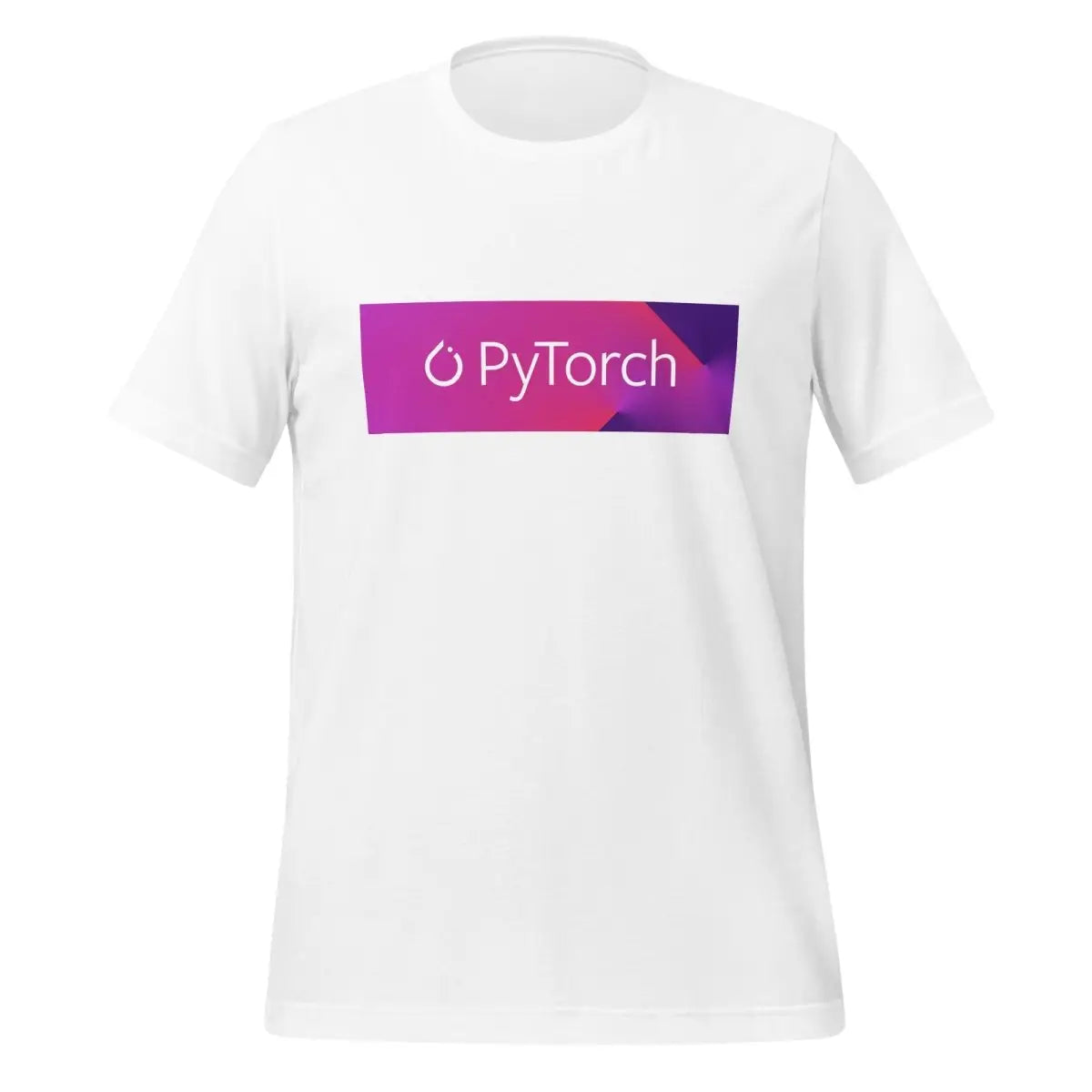 PyTorch White Logo Box T-Shirt (unisex)