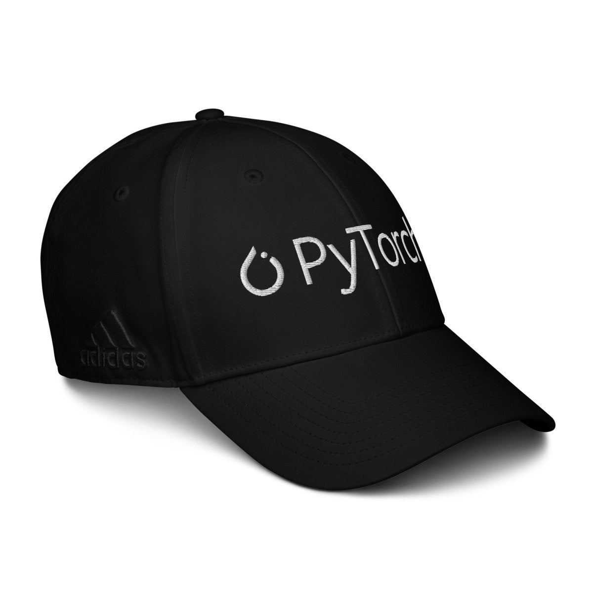 PyTorch White Logo Embroidered adidas Cap - AI Store