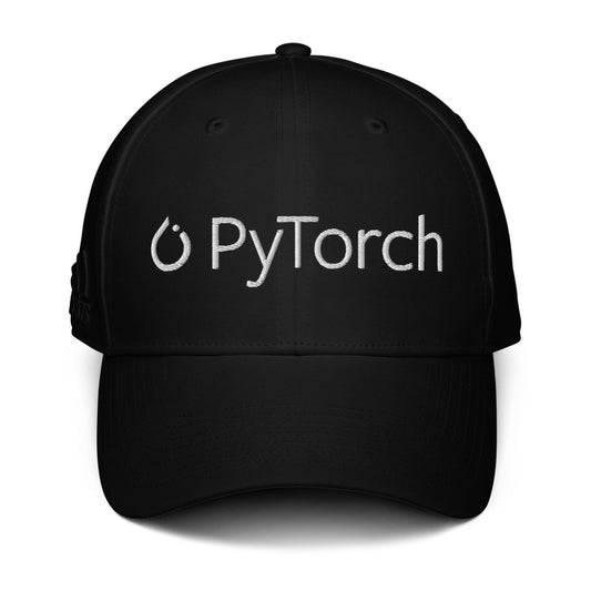 PyTorch White Logo Embroidered adidas Cap - AI Store