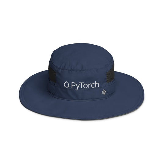 PyTorch White Logo Embroidered Columbia Booney Hat - Collegiate Navy - AI Store