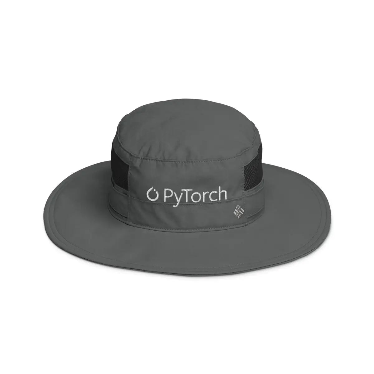 PyTorch White Logo Embroidered Columbia Booney Hat - Grill