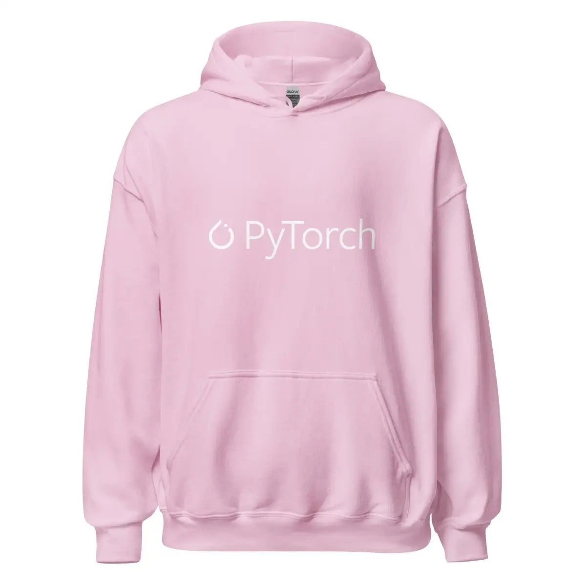 PyTorch White Logo Hoodie (unisex) - Light Pink / M