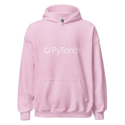 PyTorch White Logo Hoodie (unisex) - Light Pink / M