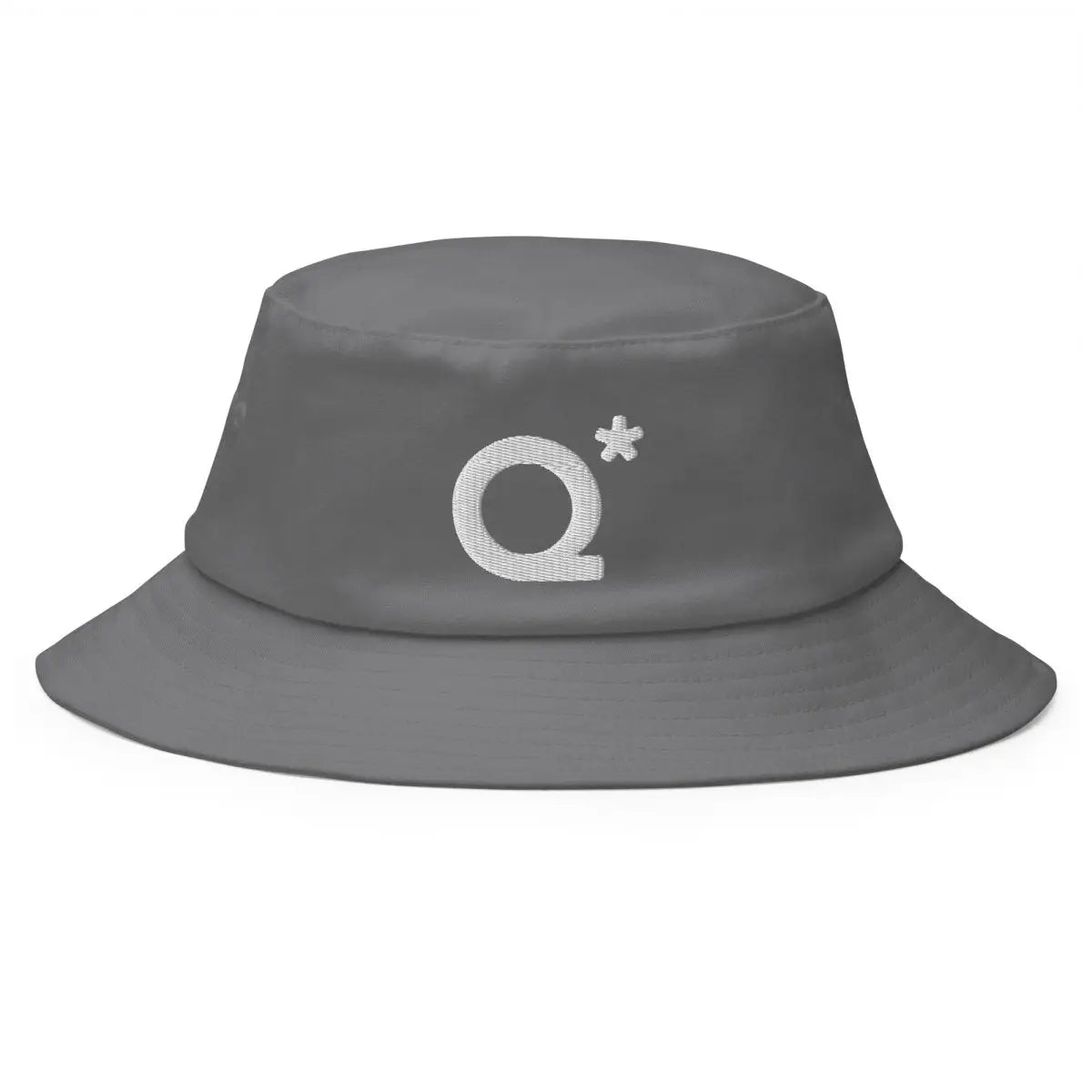 Q* (Q-Star) Embroidered Bucket Hat 1 - Grey