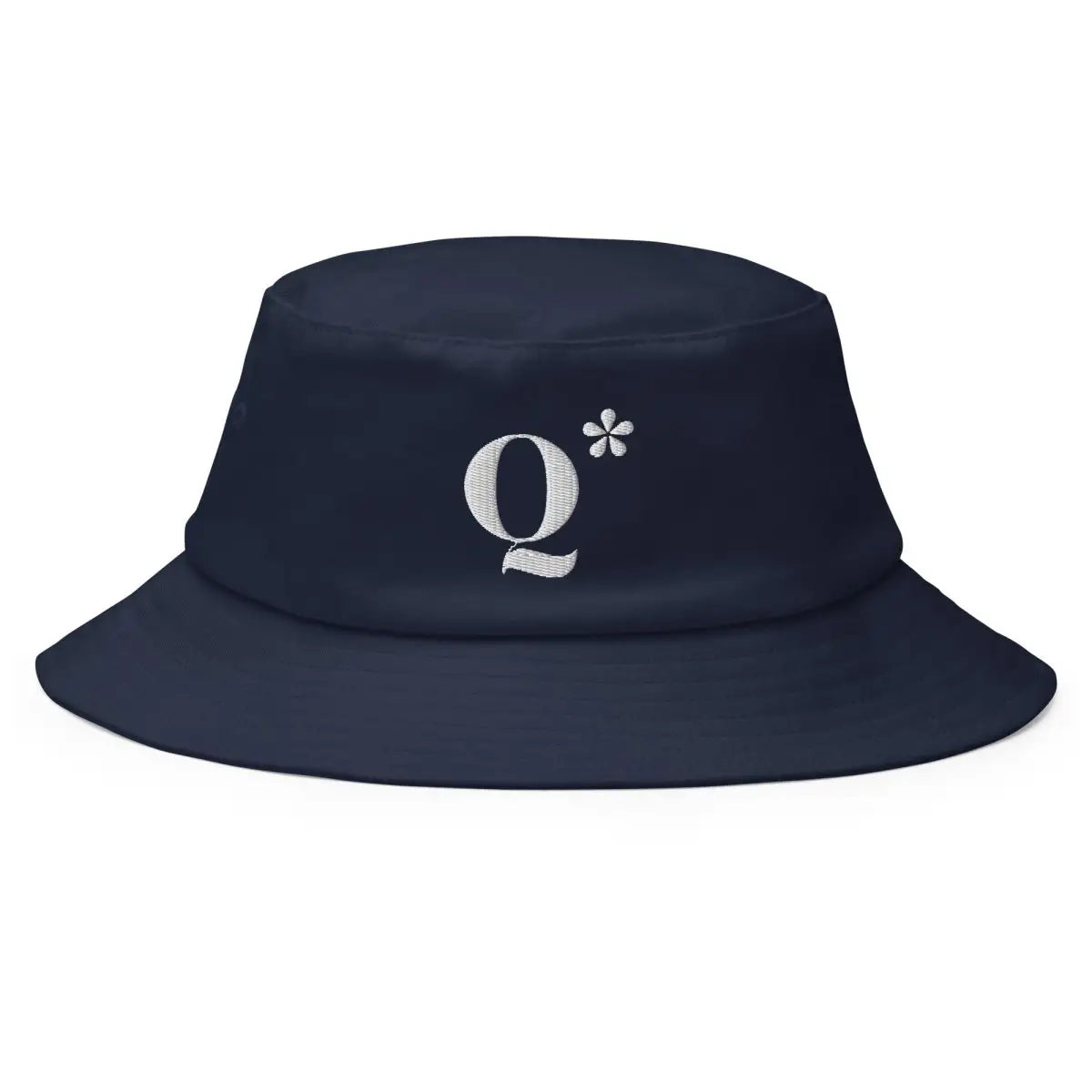 Q* (Q-Star) Embroidered Bucket Hat 3 - Navy