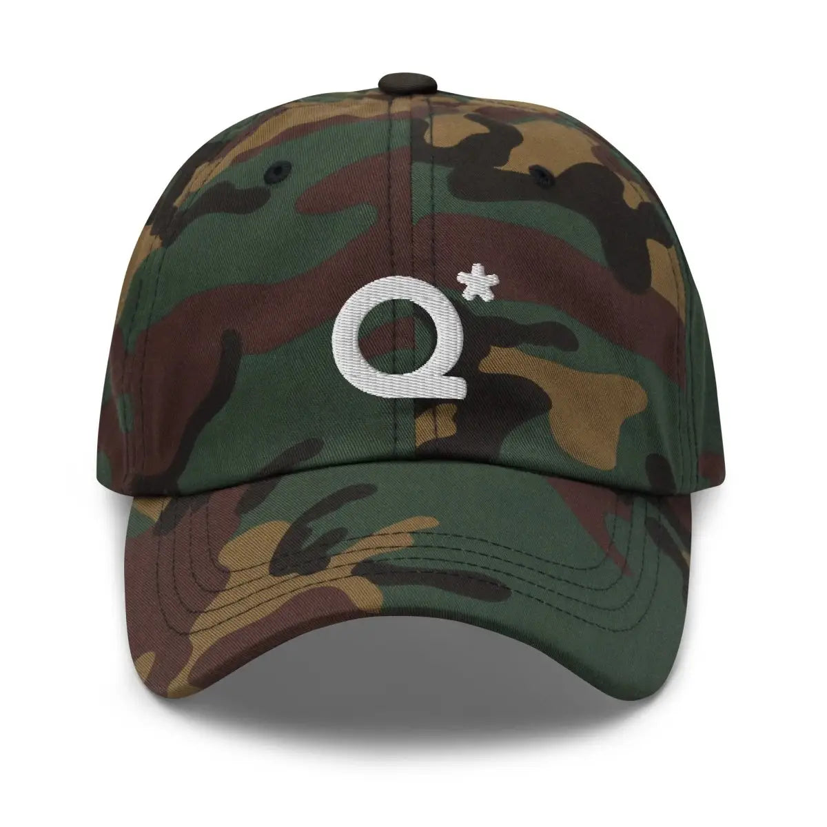 The Q* (q-star) Cap 1 Green Camo.