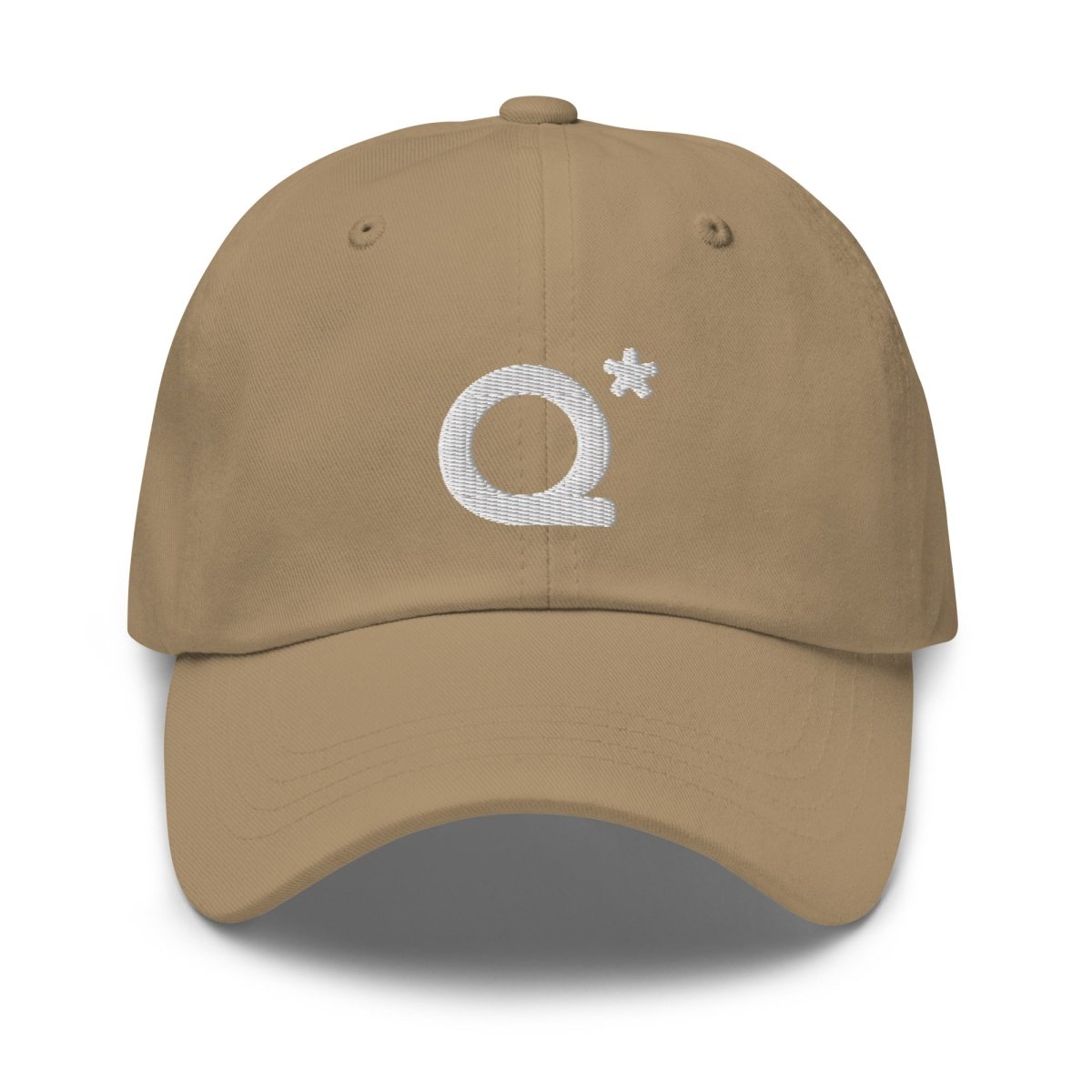 Q* (Q - Star) Embroidered Cap 1 - Khaki - AI Store
