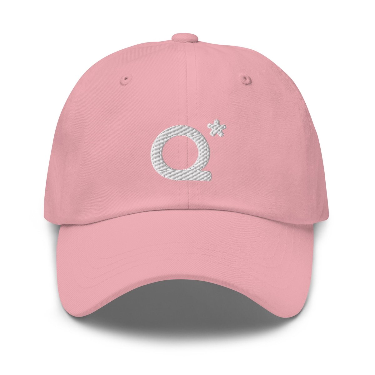 Q* (Q - Star) Embroidered Cap 1 - Pink - AI Store